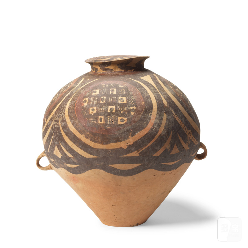 新石器時代 彩繪陶罐 | A PAINTED POTTERY STORAGE JAR - 图4